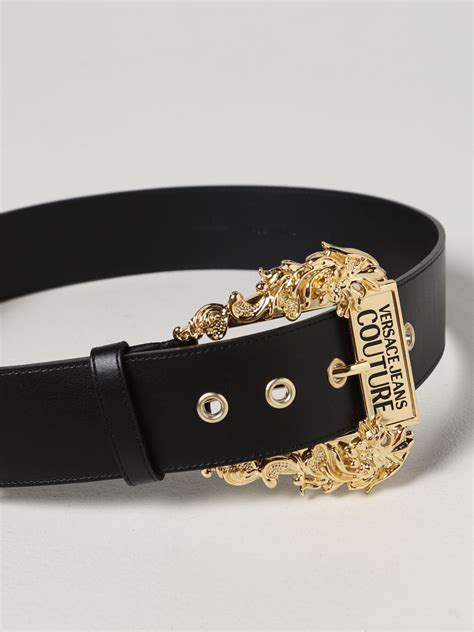 versace jeans belt with signature buckle|Versace belt outlet.